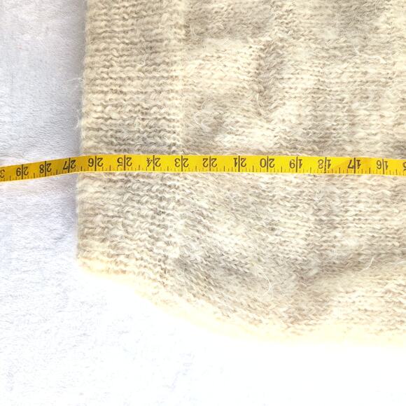 The Wool Factory Hand Knit Pure Wool Crewneck Sweater Adult Size Large - Picture 8 of 9